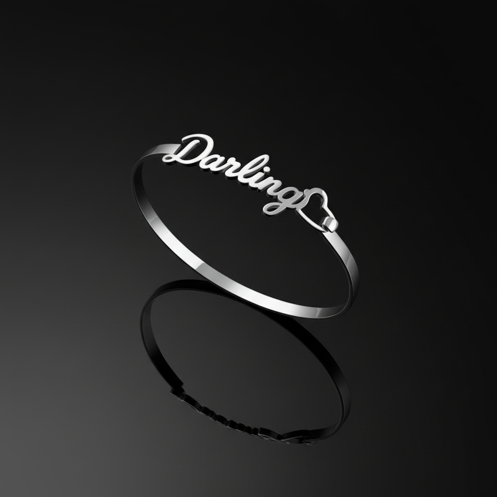 Darling zilveren armband met gravure - Love Notes collectie